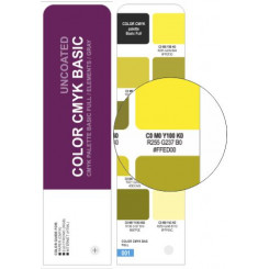 COLOR CMYK BASIC Uncoated - The basic swatch book of the COLOR system
