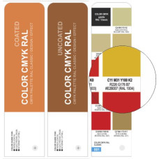 COLOR CMYK RAL C/U - Conversion swatch book for Palette RAL Classic, Effect and Design
