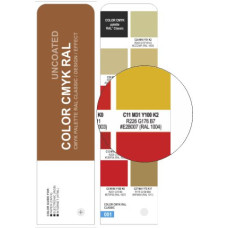 COLOR CMYK RAL Uncoated - Conversion swatch book for Palette RAL Classic, Effect and Design