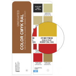 COLOR CMYK RAL Uncoated - Conversion swatch book for Palette RAL Classic, Effect and Design
