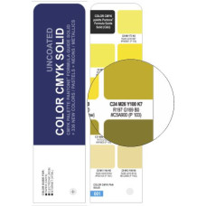 COLOR CMYK SOLID Uncoated - Conversion swatch book for Palette Pantone® Solid