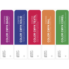 COLOR CMYK FIVE COATED (set of 5 swatches)