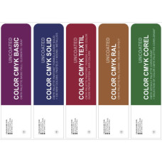 COLOR CMYK FIVE UNCOATED (set of 5 swatches)