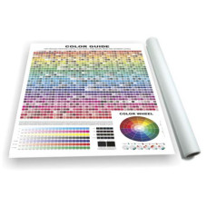 Coated COLOR GUIDE for process printing and web design