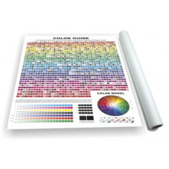 Coated COLOR GUIDE for process printing and web design