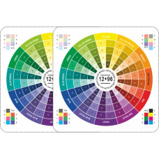 WHEEL DESIGN (CMYK) C/U - Swatches for harmonious colour selection