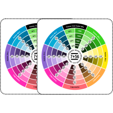 WHEEL NEONS (PANTONE) C/U - 63 colors from the Pantone palette Neons