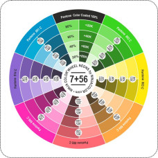 WHEEL NEONS (PANTONE) COATED - 63 colors from the Pantone palette Neons
